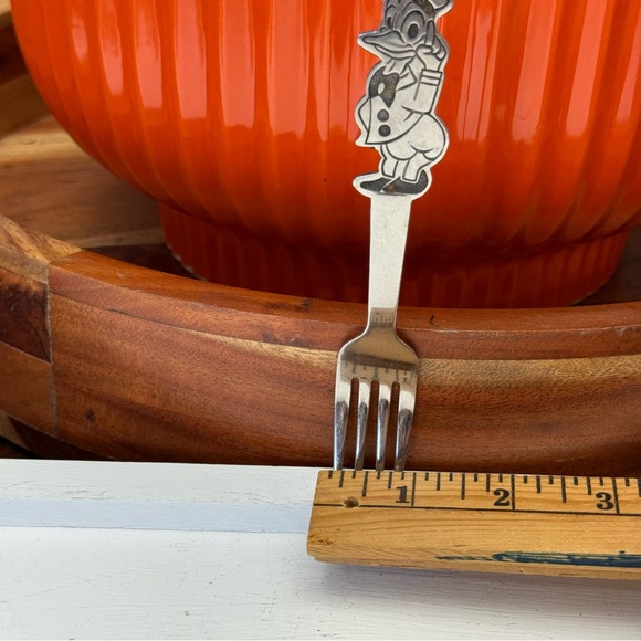 Vintage Walt Disney Donald Duck Stainless Child's Fork Bybonny Japan - Picture 9 of 9